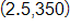 2 point 5 comma 350