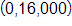the point with coordinates 0 comma 16,000 