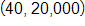 40 comma 20,000 