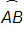 A, B