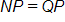 N P equals Q P