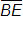 line segment B E 