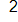 x is 2