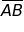 line segment A B