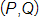 P comma Q
