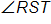 angle R S T