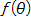 f of theta