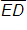 line segment E D 