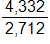 4,332 over 2,712