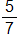 five sevenths