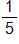 one fifth