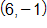 6 comma negative 1