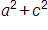 a squared plus c squared